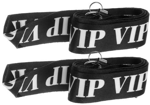 2st Schlüsselband Der Marke Vip Lanyard Für Telefon Männer Lanyard Id-karten-hängeseile Abzeichen Lanyards Lanyard Mit Clip Kartenhalter Halsband Tragbare Hängende Seile Polyester HOODANCOS