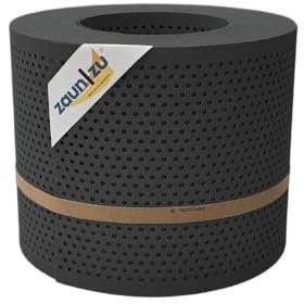 zaun|zu® Premium gelocht Zaunblende mit 20% Lochmuster: Sichtschutzstreifen PP für Doppelstabmatten Sichtschutz Made in Germany