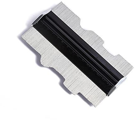 Calibre de 15,2 cm, herramienta duplicadora de perfiles de metal, multifunción, color negro