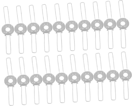 HOLIDYOYO 30 Stück Teiliges Federklammern für Lampenschirme Langlebige Lampenhalterungen Einfache Montage Sichere Befestigung von Decken Tischlampen Robuste Federclips für Stabile
