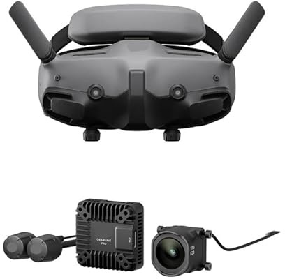 drone, Compatible for DJI Mini 4 Pro Air 3 Drones, Video Headset with 1080p Micro-OLED Display and Low Latency(Pro)
