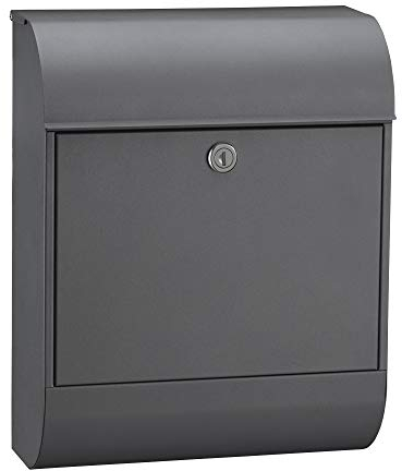 Renz 872500DE MEFA Pearl 872 Boîte aux lettres Gris basalte Ouverture sur le haut 450 x 352 x 160 mm