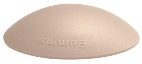 HKB ® 2 Stück BUMMS Türstopper, Türpuffer, Ø 60 mm Höhe: 15 mm, beige, aus Kunststoff, mit Klebefläche, Originalprodukt von Hersteller Hansi Siebert, Artikel-Nr. 50367