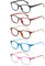 EFE Gafas de Lectura Presbicia Valor Pack 5 Hombre Mujer Unisex con Diseño de Patrón de Templo de Moda Buena Vision Anti Luz Azul Calidad Bisagras de Resorte Lectores 2.5