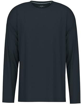 CALIDA Remix Basic Sleep Langarmshirt Herren, aus 100% Baumwolle