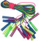 Toyvian Lot de 10 Cordes à Sauter réglables en Plastique pour Enfants Idéal pour la Remise en Forme, Les entraînements à Domicile, Le Cardio et Les activités de Plein air (Couleur aléatoire)