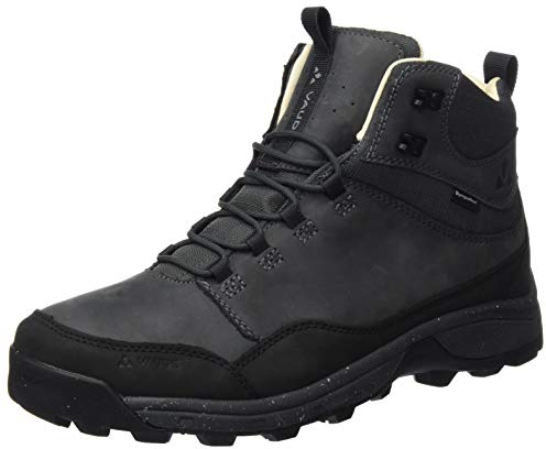 VAUDE wasserdichte Wanderschuhe für Herren “HKG Core Mid STX”, wetterfester Trekkingschuh für leicht alpines Gelände, bequeme und rutschfeste Wanderstiefel, Iron, 42 EU