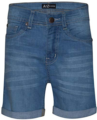 A2Z 4 Kids Girls Shorts Skinny Jeans Hot Pants Comfortable Summer Denim Comfort Stretch Short Casual Half Pant Age 5-13 Years