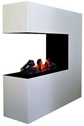 Elektrokamin - Raumteiler (120 x 120 x 35 cm)