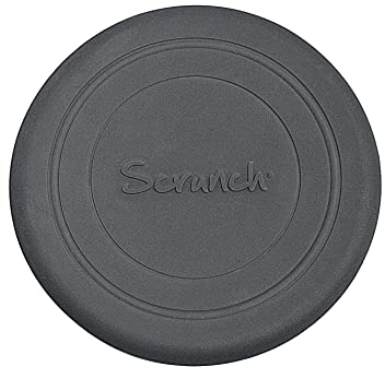 Scrunch: Frisbee, Kaltgrau, Durchmesser 18 x 0,5 cm, faltbar, 100 % Silikon, recycelbar, 3 +.