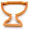 Goblet Chalice Cookie Cutter Fondant Cake Decorating (2 inches)