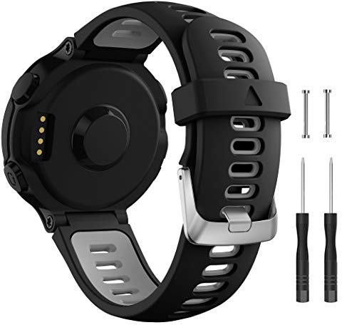 Songsier Forerunner 735XT Armband, Universal Ersatzarmband Uhrenarmband Sportarmband für Forerunner 735XT 235 235Lite 230 220 620 630