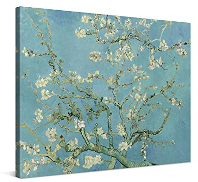 PICANOVA – Vincent Van Gogh Almond Blossom 40x30 cm – Bild auf Leinwand – Leinwandbild – Premium Leinwanddruck – Kunstdruck Auf 2cm Holz-Keilrahmen Für Schlaf- Und Wohnzimmer