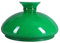 Lampenglas Ersatzglas Petroleumlampe Opalglas Leuchtenglas Vestaschirm Petroleumglas Ø 300mm Grün