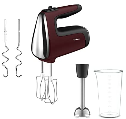 Tefal Powermix Silence HT652538 mixeur Batteur à Main 500 W Rouge