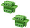 Connettori per Morsettiera PCB a 4 pin - LNSYSNS Morsettiera Plug in Vite, Tensione 300V, Corrente 15A - Connettori per Morsettiera a Vite PCB con Passo 5,08 mm