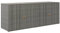 vidaXL Armoire de Rangement Jardin Gris 198x55,5x80 cm Résine tressée, abri de Jardin, boîte de Rangement de Jardin, Rangement de Jardin, Armoire