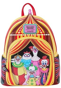 Loungefly Killer Klowns from Outer Space Mini Rucksack, gelb, Einheitsgröße, Classic