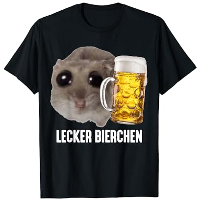 LECKER BIERCHEN X Sad Hamster Meme Bier Weizenbier Weißbier T-Shirt