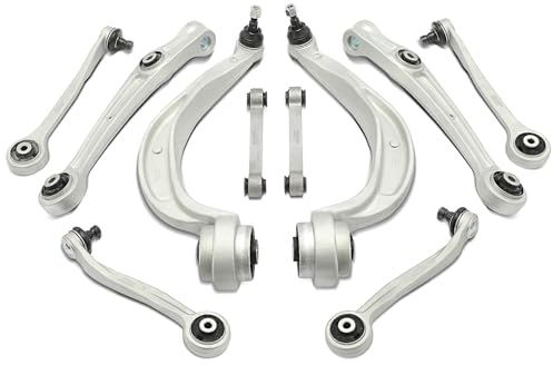 Frankberg 10-Teilig Querlenker Satz Kompatibel mit A4 8K2 B8 1.8L-3.2L 2009-2011 A4 Avant 8K5 B8 1.8L-3.2L 2009-2011 A5 8T3 1.8L-4.2L 2009-2011 A5 Cabriolet 8F7 Q5 8RB Replace# 8K0407151B