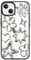 CASETiFY Compact iPhone 14 Case [2X Military Grade Drop Tested / 4ft Drop Protection] - Chrome Doodles - Clear Black