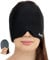 Hey Nature Migräne Maske, kühlende Schlafmaske - schnelle, natürliche Hilfe bei Migräne, Kopfschmerzen, Sinusitis, Ohrenschmerzen & geschwollenen Augen. Kalt & warm anwendbar. Kühlpads für den Kopf.
