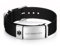 Amsgedhie Personalisiertes medizinisches Alarm-Armband, Sport-Nylon-Armband mit Edelstahl-Notfall-ID-Tag-Armband, 17cm~20cm verstellbares Armband Gürtelschnalle, Unisex (Schwarz)