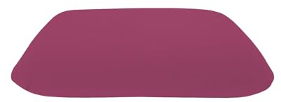 Dukal | Kissenbezug passend für Third of Life VOLAR Reisekissen | 40 x 25 cm | 100% Baumwolle | Farbe: Burgund