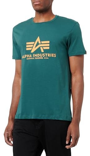 Alpha Industries Herren Basic T-Shirt, Force Green, M