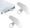 flintronic Handykette Universalpads, 2 Stück, Metallring, Telefon Halteband Patch, Edelstahl, Multifunktionales Handy Lanyard Pads, Handykette Pads für die Meisten Smartphones
