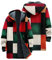 Saunamantel Herren Outdoor Locker Fleecemantel Winterjacken Herren Reißverschluss Stehkragen Bademantel Herren Herren-Jacken Fashion Jacke Herren Herbst Halloween Mantel Herren（1-Red，3XL）