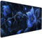 Grand Tapis de Souris de Jeu, Caoutchouc Imperméable et Antidérapant pour PC, MacBook, Étude, Ordinateur Portable, Tapis Gamer Bleu Usine 1200x600x3mm 4-3