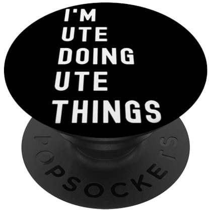 Ich bin Ute, der Ute-Dinge tut PopSockets Klebender PopGrip