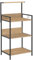 HOGAR24 ES - Mueble estantería Estilo Industrial, para cafetera o microondas, 3 Niveles con estantes, melamina safir y Estructura de Acero Negro. 128x63x48 cm