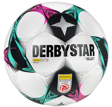 Derbystar Admiral Bundesliga Replica v25 Trainingsball Weiß weissschwarz, 5 Ohne Geschlecht