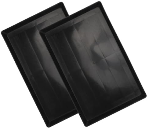 EPIGEIST 2pcs Heavy-duty Plastic Dog Crate Tray Replacement Base Pan for Pet Cages Leakproof Bottom Tray Suitable for Dogs Rabbits Indoor Use