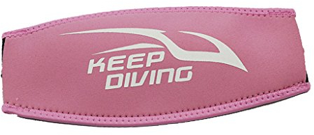 Perfeclan Maskenband Neopren Meskenschutz für Taucherbrille Tauchmaske Rosa