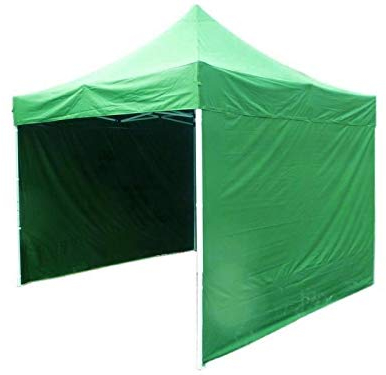 Bastionshop Marktzelt Expresszelt 2x2m Marktstand Faltzelt Messestand Pavillion Gazebo, Wasserdicht und mit UV-Schutz (Grün)