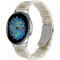 Miimall Kompatibel mit Samsung Galaxy Watch 5/5 Pro/4/4 Classic/Active 2 44mm 40mm/Galaxy Watch 3 41mm Armband, 20mm Harz Ersatz Armbänder Damen Ersatzarmband für Galaxy Watch 42mm - Perle