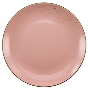 CreaTable, 21968, Serie NATURE COLLECTION, Rosé, 6-teiliges Geschirrset, Speiseteller aus Steinzeug, spülmaschinen-und mikrowellengeeignet, Qualitätsproduktion