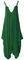 Colop Ladies Cami Lagenlook Romper Baggy Harem Playsuit Women Jumpsuit Dress Plus Size (Bottle Green, 12-14)