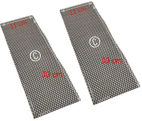 Marel Shop® - Kit 2 pezzi filtri elettrostatici per climatizzatore 110 x 300 mm ritagliabili
