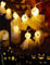 yumcute Halloween Lichterkette, Halloween Dekorationen, Geist-lichterkette, Batteriebetrieben, für Halloween, Gärten, für Dekorationen Outdoor Indoor 1er-Pack (Warmweiß)