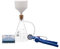 Complete Vacuum Filtration Kit - Includes 500mL Filtering Flask, Hand Vacuum Pump, Buchner Funnel, Filter Papers, Rubber Tubing & Stopper - Eisco Labs