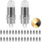 Encham 30 Stück BallonLichter Mini LED Warmweiß für Papierlaterne Luftballons Batteriebetrieben Halloween kürbis licht Geburtstag Party Hochzeiten deko Weihnachten