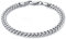 CASSIECA Armband Herren Edelstahl Panzerkette für Männer Jungen 5mm Cuban Link Armkette 17cm Hip Hop Rapper Modeschmuck Geschenk mit Schmuckkästchen