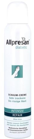 Allpresan Diabetic Schaum-Creme INTENSIV + REPAIR ohne Urea 200 ml