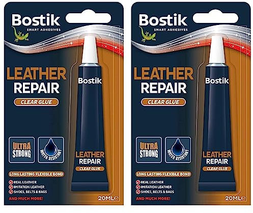 Bostik Leather Adhesive Glue 20 millilitre 381513 (Pack of 2)