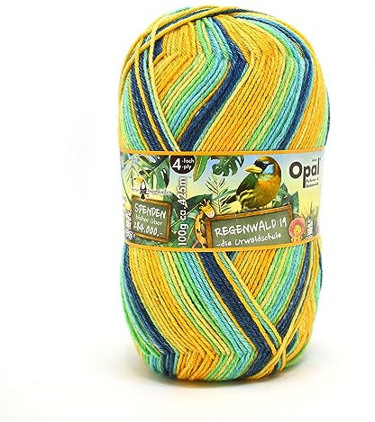 Opal 19 Lot de 4 compartiments de 100 g de forêt tropicale – La Urwaldschule 11330 – Recteur indulgent Anna
