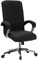 Elastische Stuhlhussen mit Armlehne, Spandex Bürostuhl Bezug, Office Computer Stuhlbezüge, Hussen für Stühle Abnehmbare Waschbare, Polarfleece Chair Covers Universal für Armlehnenstühle (Schwarz)